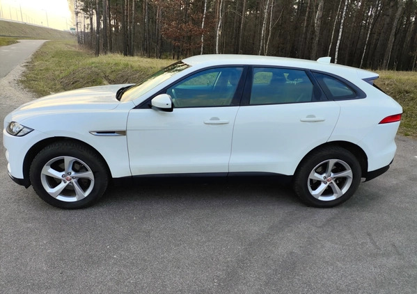 Jaguar F-Pace cena 89800 przebieg: 101000, rok produkcji 2017 z Ząbki małe 172